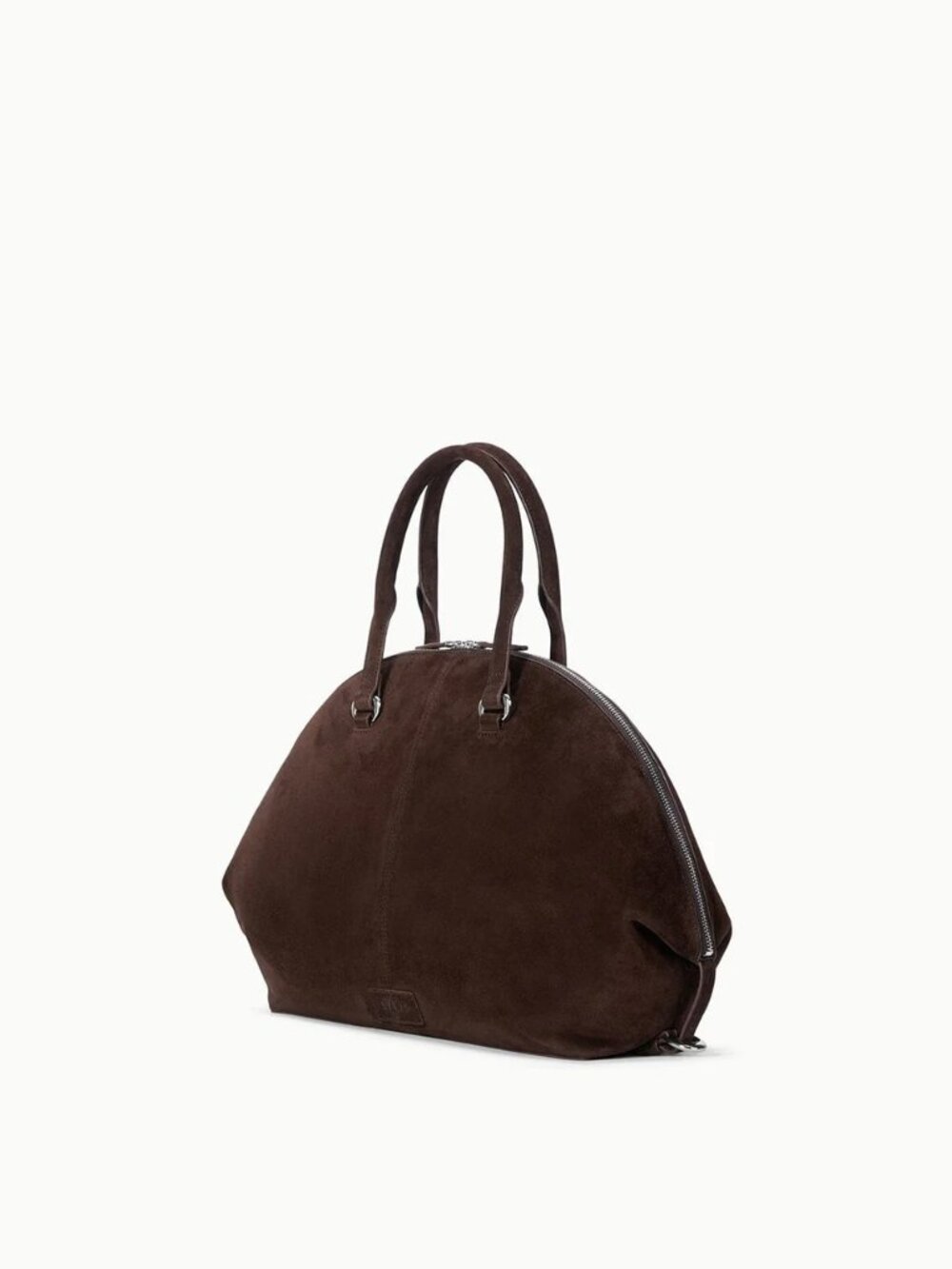 Staud Hester Satchel in Espresso Suede - Picture 2 of 13